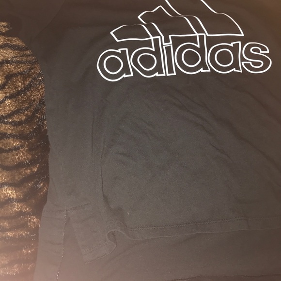 Young ladies black Adidas top - Picture 2 of 4